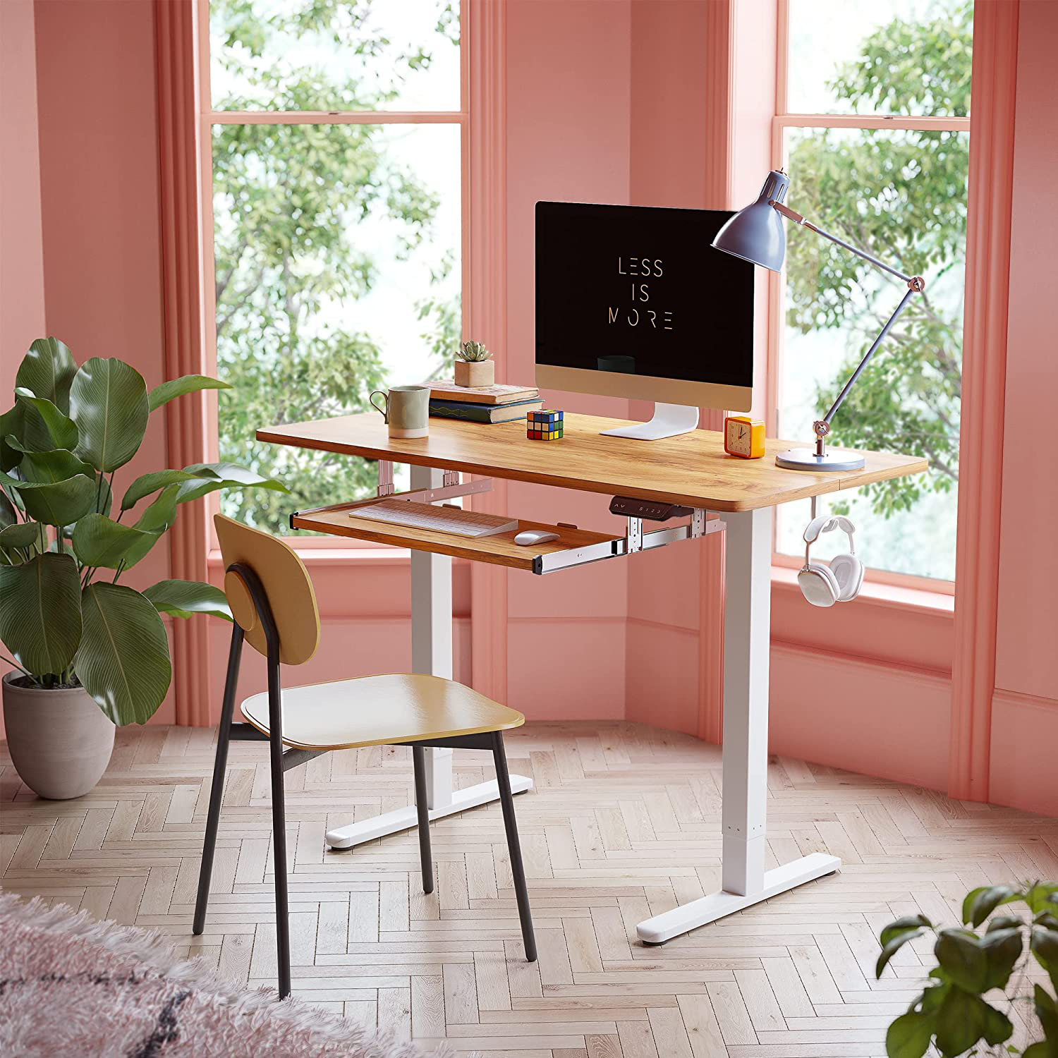 Inbox Zero Krisslyn Height Adjustable Standing Desk Inbox Zero Krisslyn Height Adjustable Standing Desk
